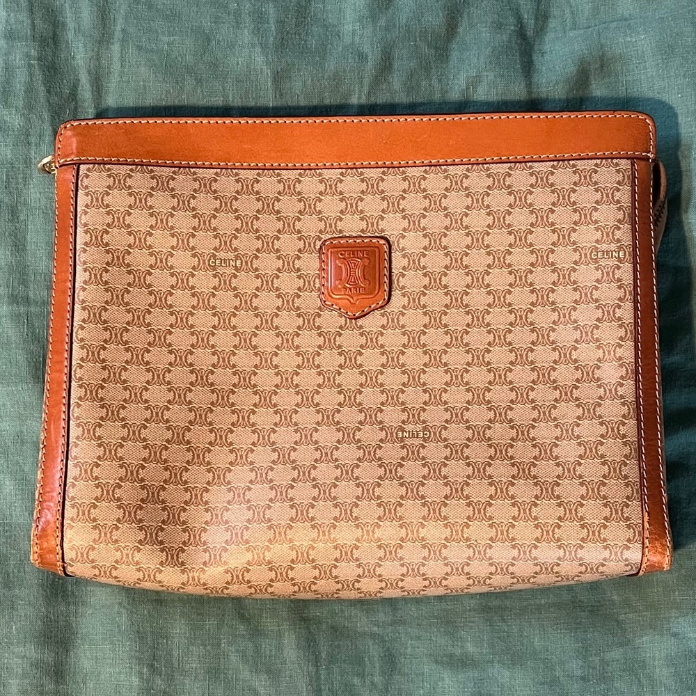 Vintage Celine Macadam Clutch